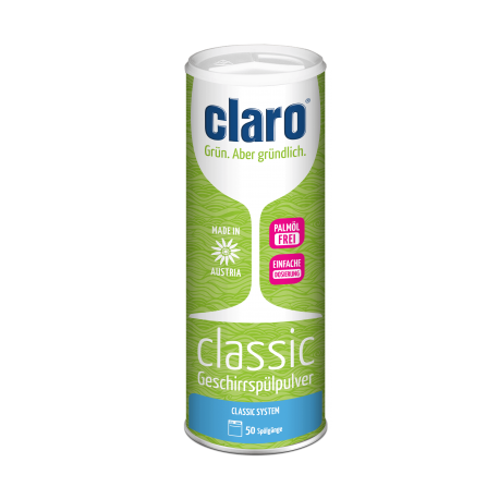 Ekologiški indaplovių milteliai CLARO Classic 900g